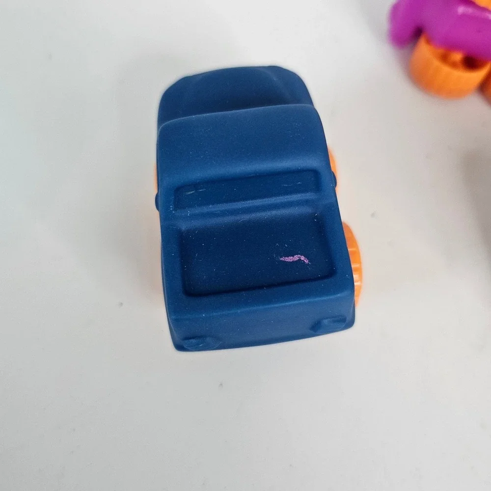 Kids Soft‎ Rubber Squeeze Toy Vehicles Lot of 5 Cars Truck Airplane Multicolor